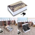 thumbnail image 2 of Secret Hidden Safe Security Box of Dictionary Book Shape Key Box For Money Cash Jewelry Safe Deposit Box Mini Lock Box for home ,Easy to Use, 2 of 7