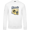 thumbnail image 2 of Men's Levelwear White Milwaukee Brewers Zane Sunrise Sweatshirt, 2 of 3
