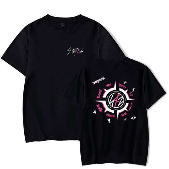 Stray Kids T-Shirt Rock Star Album Merch Tee Summer For Women/Men Kpop Short Sleeve Tshirt Streetwear Top