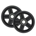 thumbnail image 1 of Set Rollers Sliding Barn Door Zinc Alloy 120mm Accessories Door Pulley Wheels Hanging Rail Roller Kit Replacement, 1 of 10