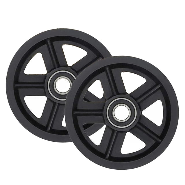 Set Rollers Sliding Barn Door Zinc Alloy 120mm Accessories Door Pulley Wheels Hanging Rail Roller Kit Replacement