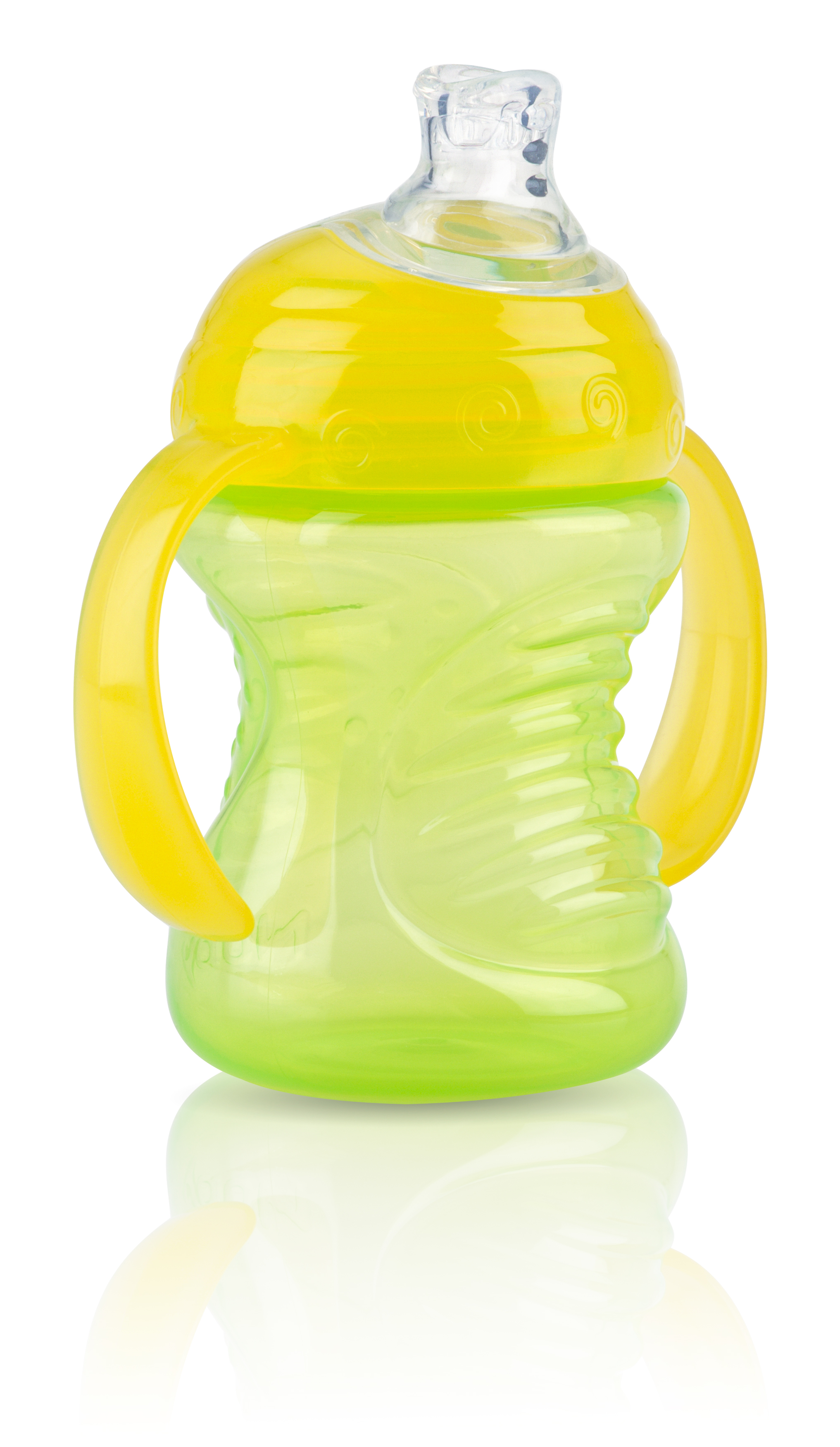 Nuby No-Spill Grip N' Sip Trainer Soft Spout Sippy Cup, 8 fl oz, 3 Count - image 3 of 9