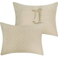thumbnail image 3 of Greenland Home Textured Fashion Finely Stitched Bedding Set, Monterrey Taupe, 2-Piece Twin/XL, 3 of 7