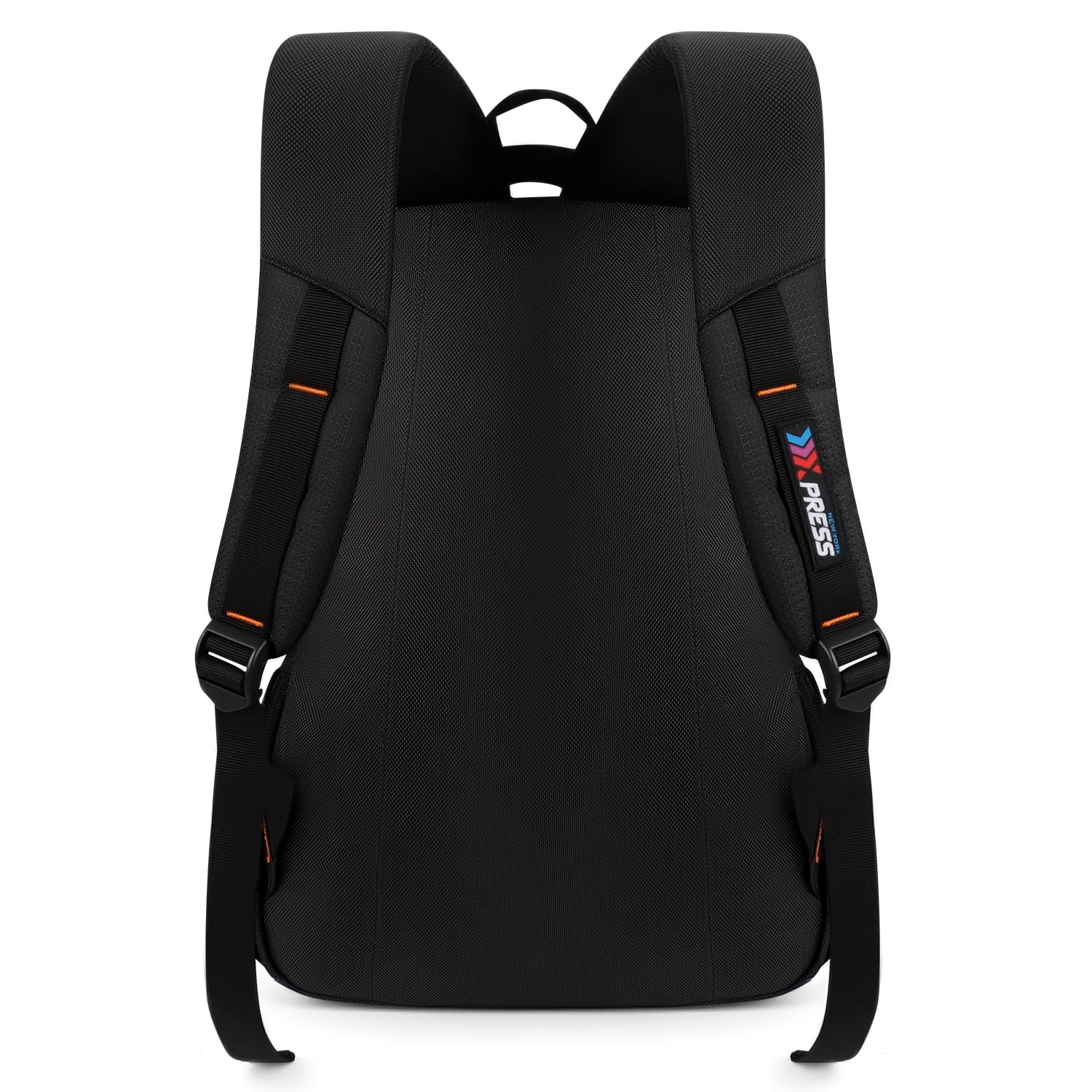 Travel Backpack for Men Women Water-resistant Multi-Pocket Bag Lighweight Casual Work Hiking Daypack School Bookbag, Black, BP8017