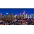 thumbnail image 2 of Frank, Assaf 18x11 White Modern Wood Framed Museum Art Print Titled - Lower Manhattan cityscape, New York, 2 of 4