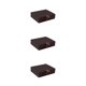 thumbnail image 5 of sweethay Caja de regalo de 5 uds., caja de recuerdo de papel para cumpleaños, cajas de embalaje de regalo de aniversario de fiesta con cinta, negro S 3piezas sweethay CBP158074, 5 of 8