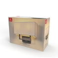 thumbnail image 6 of Globe Electric 2-Light Matte Black Indoor Wall Sconce with White Linen Shade, 6 of 6