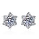 thumbnail image 2 of HomeKingdee Sweet Korean Style Star Earrings with Inlaid Diamond - Alloy Glitter Ear Studs for Women Girls, 0.4 Inch, Ideal Gift for Birthday Christmas, 2 of 5