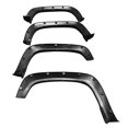 thumbnail image 6 of Ikon Motorsports Fender Flares Wheel Arch Extension Compatible with 2020-2022 Chevy Silverado 2500 HD, Pocket Riveted Style Injection PP Black Wheel Flare Cover Mud Guard Protector 4PCS Set, 6 of 6
