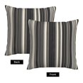 thumbnail image 4 of Multi-Size Linen Sofa Pillow Cover Invisible Zipper Open And Close Strong Use For Sofa Chair Garden Sofa Car Pale Violet Grey Stripe_1 16"X16", 4 of 8