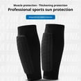 thumbnail image 5 of Soccer Shin Guards for Boys, Upf50 Protective Leg Sleeves with Honeycomb Eva Padding, Non-slip Silicone Grip Ideal for 6-year-olds and Youth Players, 5 of 7
