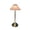Pink, variant on Cordless Pleated Table Lamp, Rechargeable Vintage Bedside Lamp, Portable Fabric Shade Night Light for Bedroom Dining Room Home Decor