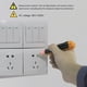 thumbnail image 2 of Botones duales duraderos AC Power Outlet Detector de voltaje Sensor Tester Ehuebsd práctico bolígrafo de prueba eléctrica indicador de voltaje de luz, 2 of 7