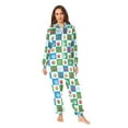 thumbnail image 2 of FORMRS Onesies Pajama for Adults Unisex Hoodie Winter Jumpsuit One Piece Sleepwear, Sizes S-2XL, Christmas Dog Paws Pattern, 2 of 7