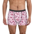 thumbnail image 1 of Balery Flower Butterfly Calzoncillos bóxer para hombre, ropa interior de algodón suave y transpirable con cinturilla de nailon-Large, 1 of 5