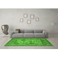 thumbnail image 3 of Ahgly Company Indoor Rectangle Oriental Green Industrial Area Rugs, 2' x 3', 3 of 4
