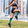 thumbnail image 6 of Rateoe Northern Lights Compression Socks for Women and Men 20-30mmHg-Circulation Support Socks Knee High Nurse Pregnant Running Medical and Travel Athletic, 6 of 7