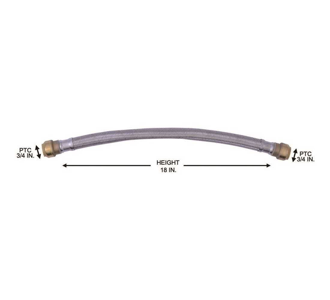 SharkBite 18 in. Stainless Steel Supply Line
