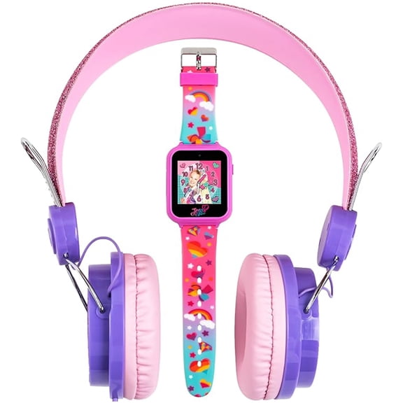 Jojo Siwa iTime Kids Interactive Smart Watch and Headphone Set
