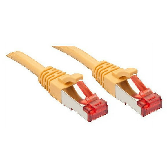Cat.6 S/FTP cable, yellow, 10m