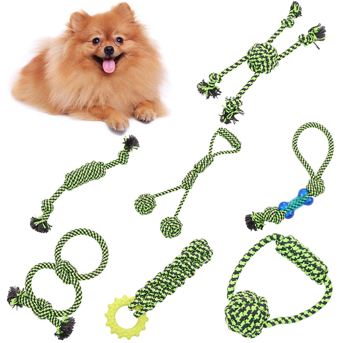 Meidiya Dog Chew Toys for Puppy Interactive Puppies Teething Chew