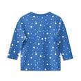 thumbnail image 4 of CCRFTGI Clothes Kids Size 15-16 Polka Dot Graphic 3/4 Sleeve Tween Girls Shirt Ropa Ninas 10/12 Y Crew Neck Shirts Fall Girls Clothes 14-16 Outfits Blue 15-16 Years, 4 of 4