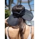 thumbnail image 4 of Sombrero de paja enrollable con ala ancha y visera solar para mujer con protección solar UPF 50+, 4 of 5