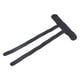 thumbnail image 5 of Arnés de seguridad para pies de silla de ruedas, flexible, ajustable, de poliéster, 35 x 70 cm, color negro, 5 of 14