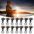 thumbnail image 3 of European Type Swivel Connector, Gear Connector,  Copper Swivel Connector, for Short Sea Fishing Freshwater S,M,L, 3 of 7