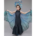 thumbnail image 7 of Girls Blue Fairy Butterfly Costume Dress Fancy Halloween Christmas Birthday Dress w/Accessories, 7 of 7