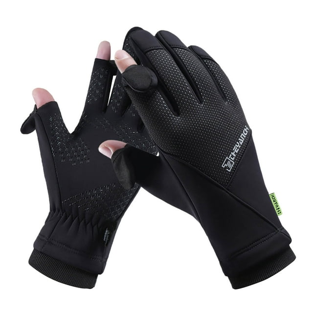 HVOBTTY Mens Womens Thick Warm Windproof Socks, Winter Gloves Heated and Warm Gloves All Finger Adjustable Temperature Heating Gloves Removable and Washable Black