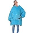 thumbnail image 5 of Catalonia Blanket Hoodie for Kids, Oversized Wearable Sherpa Sweatshirt Pullover for 7-16 yr Teens Youth, Kids Gift Idea, 5 of 6