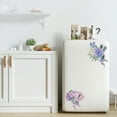 thumbnail image 4 of Inteprter Adhesivo de pared de PVC, cubierta de inodoro con flores, autoadhesivo, extraíble, para puerta de cocina, papel tapiz, ventana, Decoración del hogar Tipo 2, 4 of 6