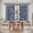 Blue, variant on Navy Blue Floral Boho Kitchen Curtain for Berdoom Living Room Cafe 72 Inch Length, Ethnic Tribe Abstract Flower Tiers Curtains Light Filtering Drapes Rod Pocket Window Treatment 2 Panels 52"Wx72"L