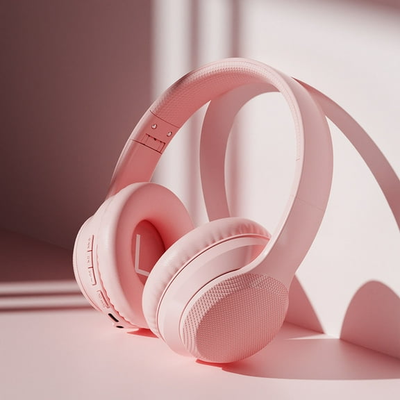 Latrodar Headworn Wireless Sports Bluetooth Earphones For Stereo Phone Calls Affordable&High-Quality Pink 7.2x5.2 Inch Home Stuff