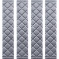 thumbnail image 1 of Paquete de 4 almohadillas universales para cinturón de seguridad de coche, fundas para correas de hombro para cinturón de seguridad para adultos, almohadilla para arnés para coche/bolso, comodidad su, 1 of 5
