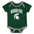 thumbnail image 2 of Newborn & Infant Outerstuff Michigan State Spartans Three-Pack All Day Play Bodysuit Set, 2 of 4