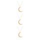 thumbnail image 1 of Qarigey Collar de cadena de moda Ajustable Luna firme Colgantes colgantes de oro Decoraciones Gargantillas del día de San Valentín para niñas Type1 NO1 Qarigey CBP201385, 1 of 6