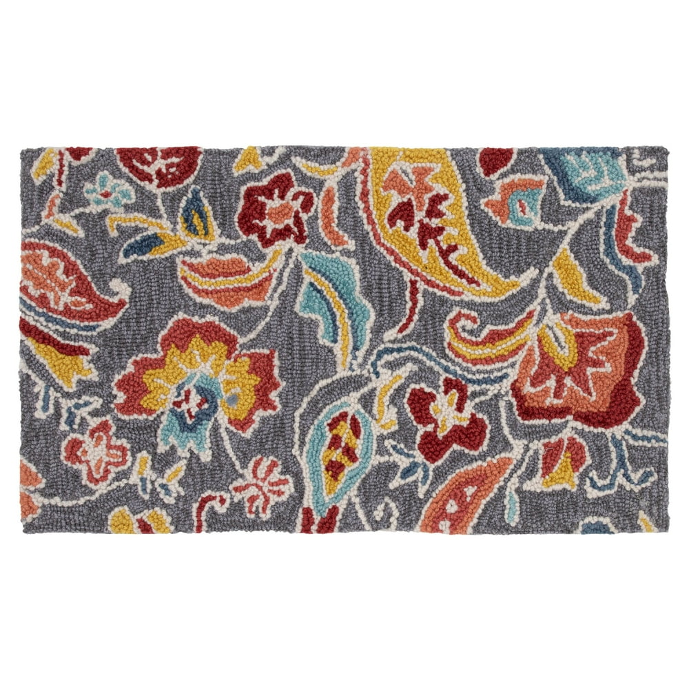 Better Homes & Gardens Partridge Floral Hand Hooked Memory Foam Kitchen