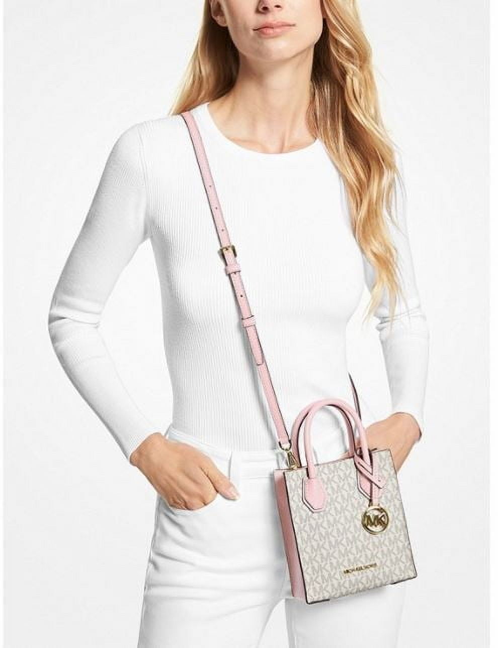 Michael Kors Womens Mercer Extra-Small Pebbled Leather Michael Kors Womens Mercer Extra-Small Pebbled Leather