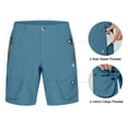 thumbnail image 5 of Little Donkey Andy Men's Stretch Quick Dry Cargo Shorts for Hiking, Camping, Travel Size L, 5 of 7