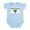 Sky Blue, variant on CafePress - Basic Happy Hanukkah Infant Creeper - Baby Light Bodysuit, Size Newborn - 24 Months
