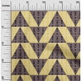 thumbnail image 1 of oneOone Georgette Viscose Fabric Stripe|Diamond & Triangle Geometric Decor Fabric Printed BTY 42 Inch Wide, 1 of 4