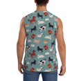 thumbnail image 4 of Pofeuu Farm Animals 1 Print Men's Muscle T-Shirt, Sleeveless, Muscle Tank, Classic Muscle Tee Top For Men Casual Sleeveless Muscle T-Shirt Trendy Clothes-Small, 4 of 7