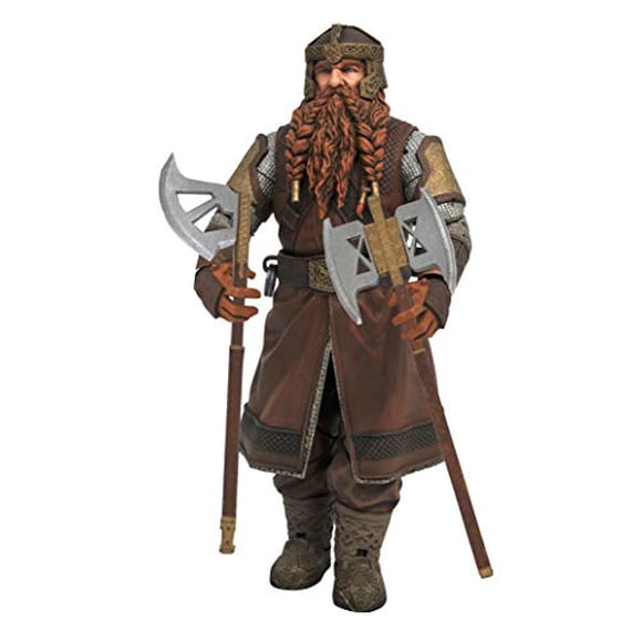 DIAMOND SELECT TOYS le Seigneur des Anneaux : Figurine Articulée Gimli, Multicolore