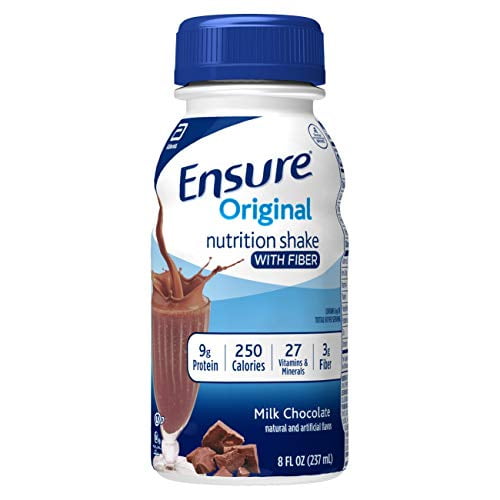 Ensure Original Nutrition Shake with Fiber, 9g High-Quality Protein