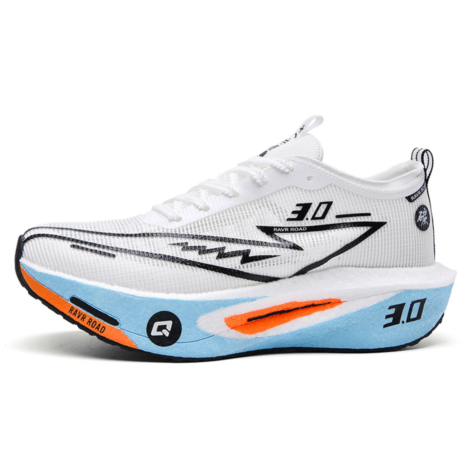 Ravr Road Men's Slip-On Athletic Shoes Lightweight Breathable - Gym Running Walking Sneakers Non-Slip Tennis Training Shoes