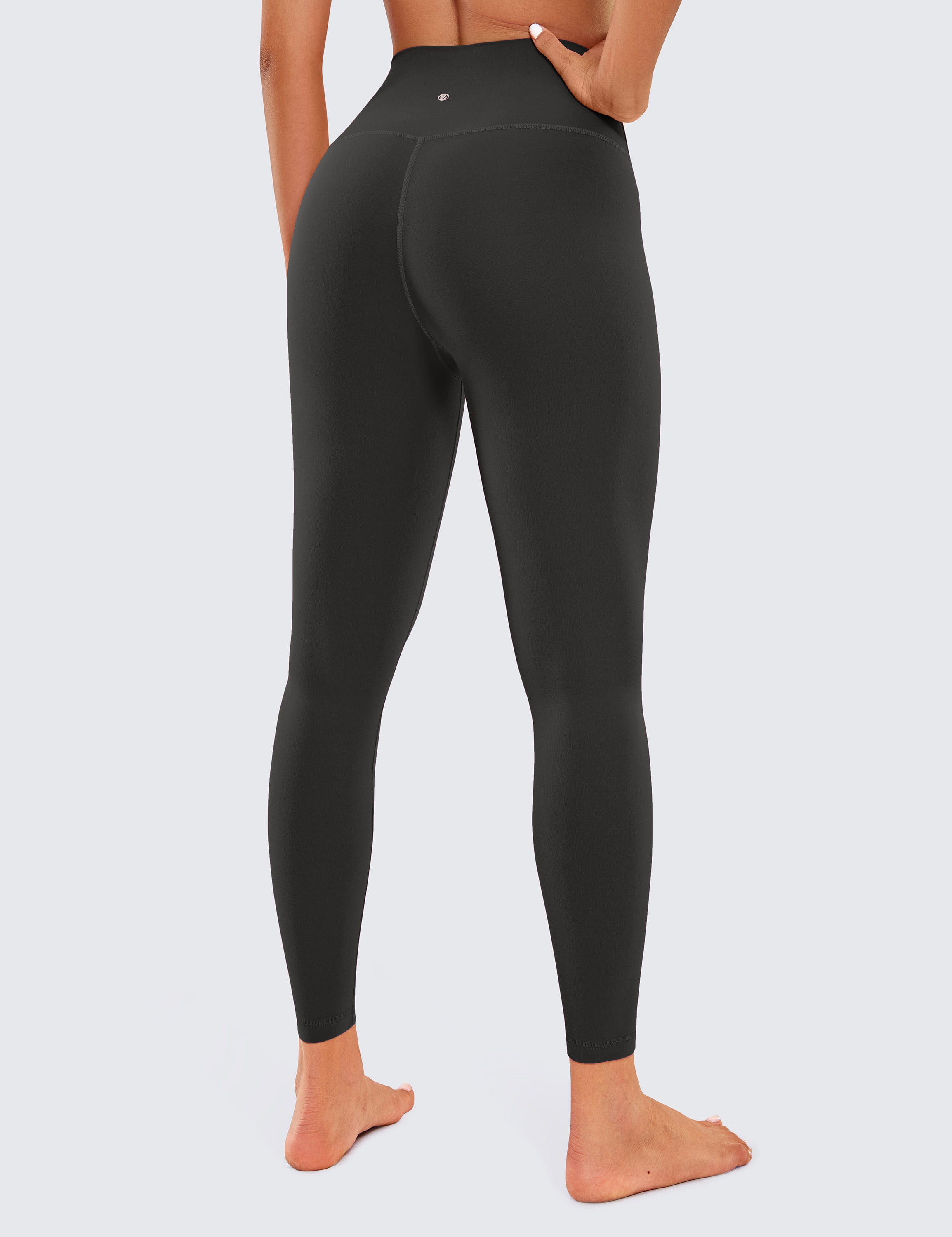 HHF Yoga Pants & Mats Women Yoga Pants, Buttery Soft 4 Way Stretch Workout  Leggings (Color : Black Grey, Size : M)