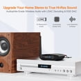 thumbnail image 2 of H Bluetooth 5.3 Music Receiver for Home Stereo with LDAC, Bluetooth Audio Adapter with Audiophile DAC, aptX HD, Optical Output for AV Receiver or Stereo Ampler - DS200Pro, 2 of 5