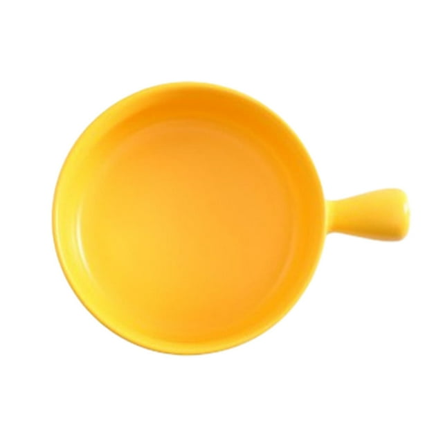 Advancent Cuencos duraderos de porcelana de cerámica para sopa, adecuados para todas las ocasiones, aspecto elegante, seguro Cocina y Comedor Amarillo